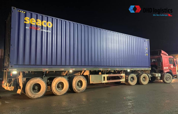 vận tải đường bộ xe container