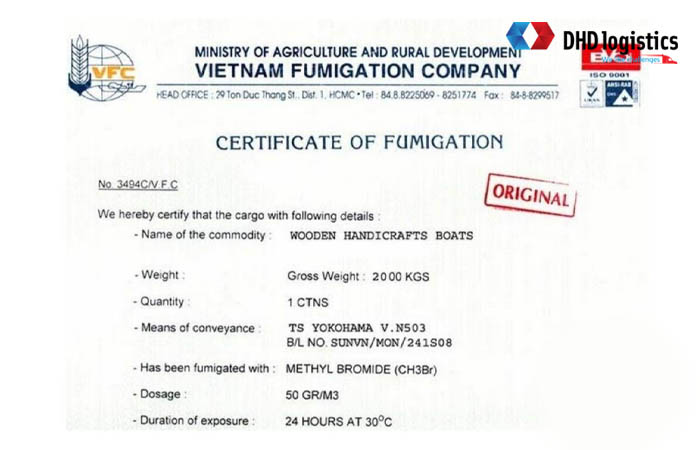 Giấy chứng nhận hung trùng